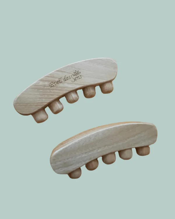 Rouleau De Massage En Diamant Madérothérapie - Professionnel En Bois, Pour Drainage Et Remodelage, Fabriqué En Colombie